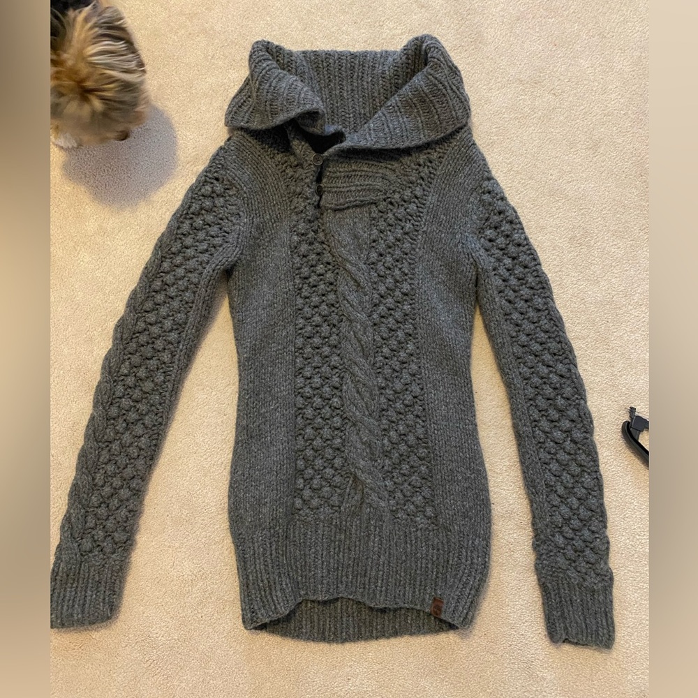 Nwot timberland 100% wool chunky knit sweater